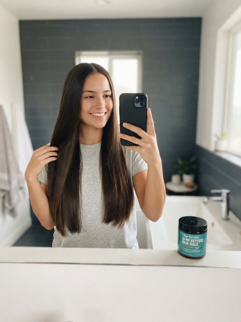 Glow Restore Hair Mask - social-proof-with-results